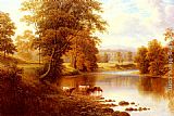 William Mellor Bolton Abbey, From The Wharfe, Yorkshire painting